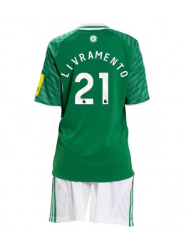 Detské Futbalové oblečenie Newcastle United Tino Livramento #21 2025-26 Krátky Rukáv - Preč (+ trenírky)